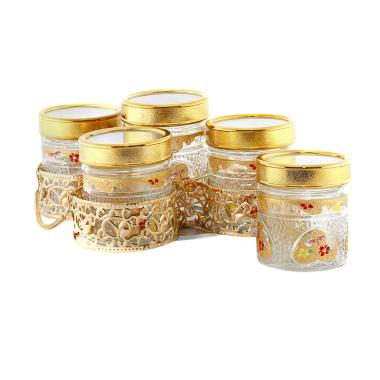 Vicenza GB5 Marigold Candy Jar Set Toples