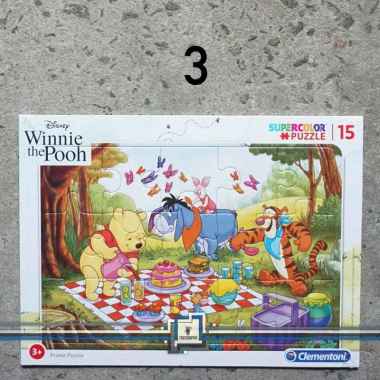 Clementoni Frame Puzzle WINNIE THE POOH 15pcs Super Color