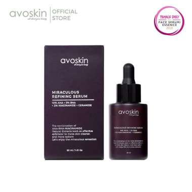 Avoskin Miraculous Refining Serum 30ml - Exfoliating Serum - Serum Wajah Glowing - Serum Penghilang 
