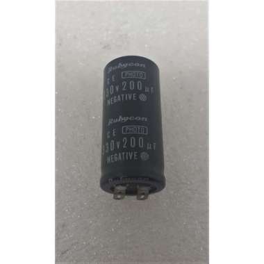 Elco Capacitor 200uf 330v Rubycon - Original