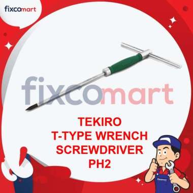 Kunci Sock T Obeng PH2 / Tekiro Kunci T / Obeng Socket