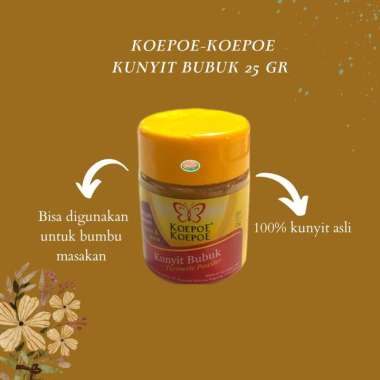 koepoe koepoe kunyit bubuk 25gr
