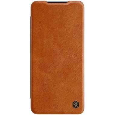 Nillkin Casing Qin Leather Hard Flip Case Samsung Galaxy A22 4G LTE / A22 5G Galaxy A22 5G Brown