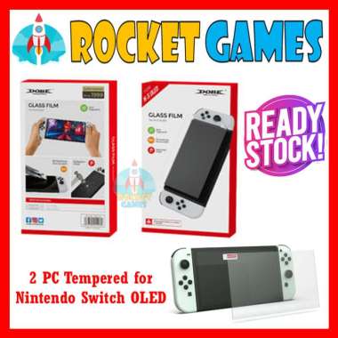 Rocket Games - TEMPERED NINTENDO SWITCH OLED TEMPERED GLASS SWITCH OLED DOBE TNS-1156