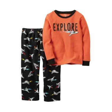 Carter'S Plane Carter Setelan Piyama Anak Laki-Laki - Orange