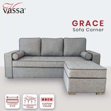 SOFA CORNER | SOFA SUDUT | SOFA L GRACE VASSA SOFA