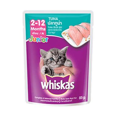Jual Whiskas Junior Tuna Makanan Kucing 85 G 24 Pcs Murah September 2020 Blibli Com
