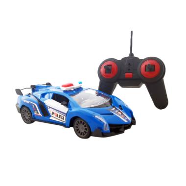 HKO Police Car Mainan Mobil Remote Control ...