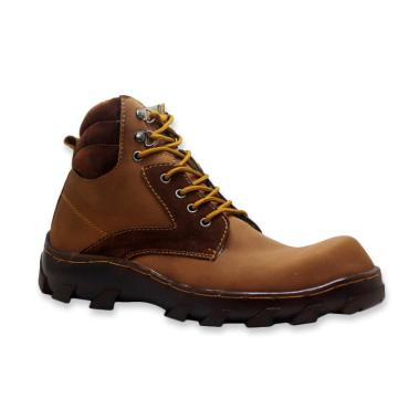 D-Island Shoes Safety Cross Iron Boots Sepatu Pria