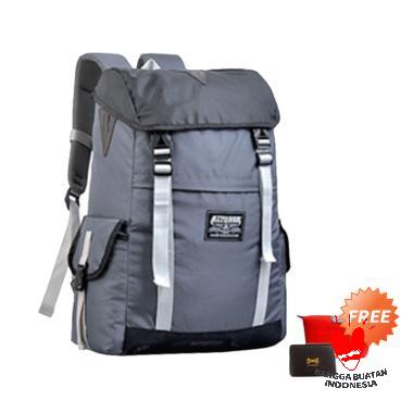 Azzurra Tas Ransel Pria - Grey Komb ... Bag Pouch or Dompet Kartu