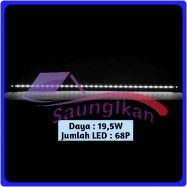 Lampu Led Celup Aquarium Aquascape RECENT AA 1000 LED 2 baris 100 cm - Putih ORIGINAL 100 % Multicol
