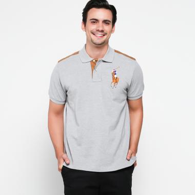 POLO RALPH LAUREN Custom Fit Polo Shirt Pria - Misty 71 [PX1400009]