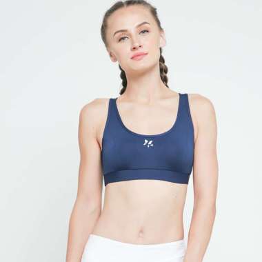 Lasona Women Sportswear Sport Bra Baju Olahraga Wanita BR-3029C-E L Navy