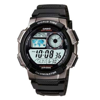 CASIO ORIGINAL - CASIO AE-1000W-1BV - JAM TANGAN PRIA JAM PRIA - RUBBER CASIO AE-1000W-1B AE 1000W 1
