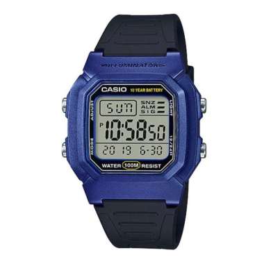 CASIO ORIGINAL - CASIO W-800HM-2AVDF - JAM TANGAN PRIA JAM PRIA - RUBBER CASIO W-800HM-2A W 800HM 2A