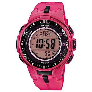 CASIO ORIGINAL - CASIO PROTREK PRW-3000-4BDR - JAM TANGAN PRIA JAM PRIA LA - RUBBER PRO TREK CASIO P