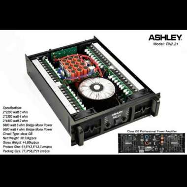 POWER AMPLIFIER ASHLEY PA 2.2+ / PA2.2+ / PA 2.2 + / PA2.2 + ORIGINAL