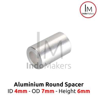 Aluminium Spacer Openbuilds M4 x OD 7mm x Tinggi 6mm