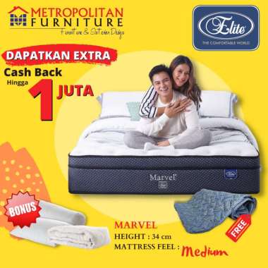 Kasur Marvel Elite Springbed New Edition Mattress Spring Bed 200 x 200