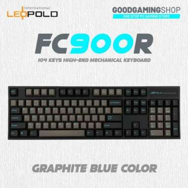 Leopold FC900R Graphite Blue Mechanical Gaming Keyboard RED SWITCH