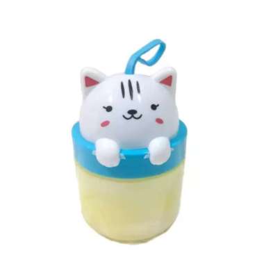 Slime Import CAT 8818 / Slime colorful Cat Head GANTUNGAN KARET kuning