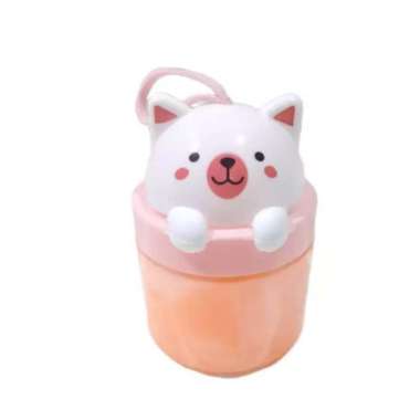 Slime Import CAT 8818 / Slime colorful Cat Head GANTUNGAN KARET orange