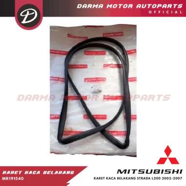 Karet Kaca Belakang Strada L200 2002-2007 Asli MR191540 Ori Mitsubishi