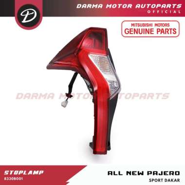 LAMPU STOPLAMP BELAKANG ALL NEW PAJERO SPORT DAKAR ASLI 8330B001 ORI KIRI