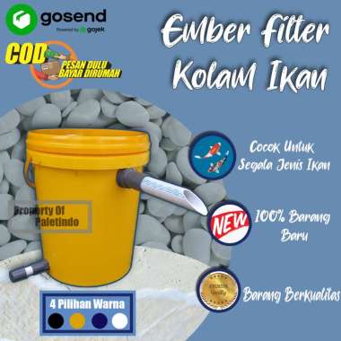 Ember Filter Kolam Ikan Koi/ Tong Filter Kolam Ikan Hitam