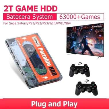 Emulator Game Batocera Kinhank HDD 2TB Full Game