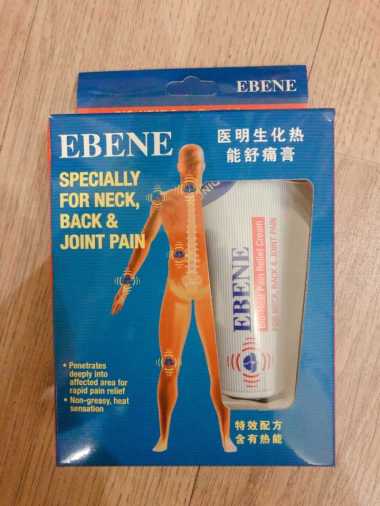 Ebene bio heat pain relief cream 50g