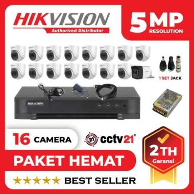 Paket CCTV HIKVISION 5MP 16 Channel / 16CH Promo CCTV21