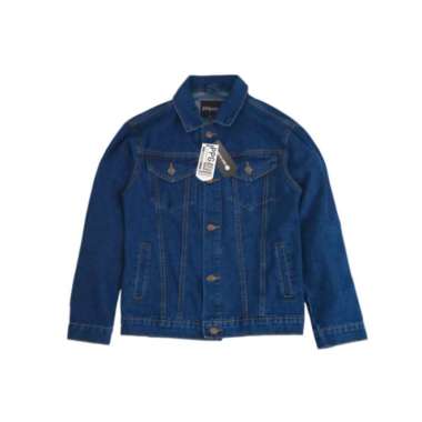 Papago - Jaket Jeans Pria - Jaket Denim - Original Blue Blue XL
