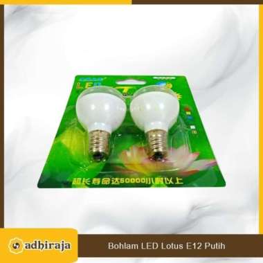 Bohlam LED Lampu Sembahyang Putih E 12 Sepasang Putih