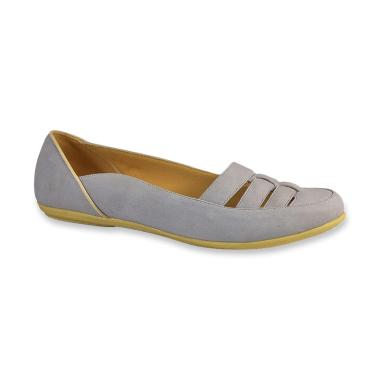 Syaqinah 070 Sepatu Flat Shoes Wanita - Abu