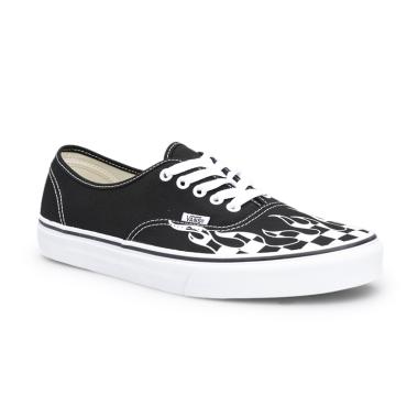 jual vans authentic black white original