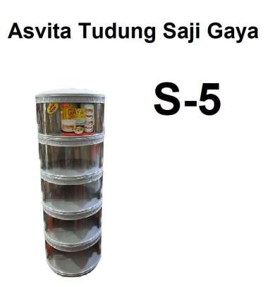 Asvita Tudung Saji Piring Susun 5