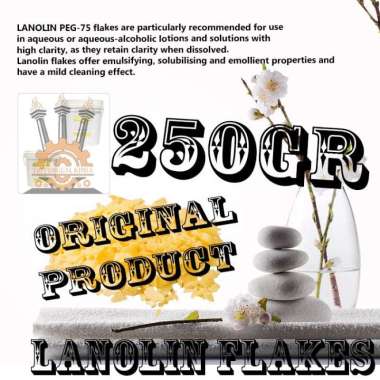 Natural Emulsifier peg 75 Cream Emulsifying Wax Lanolin Wax 250gram
