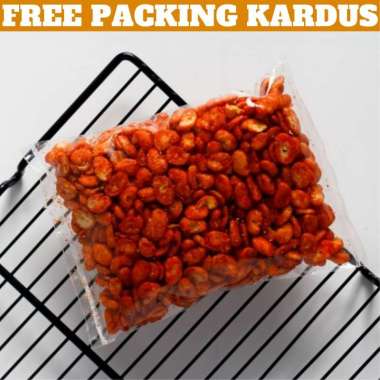 Jajanan kiloan pedas asin 250 gram cemilan makanan ringan jajanan snack kiloan Kacang Koro Pedas