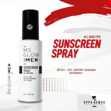 [Original BPOM] Ms Glow Men Sunscreen Spray Skincare Pria Glow Up