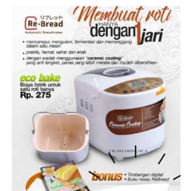 Re-Bread Mesin Pembuat Roti Otomatis