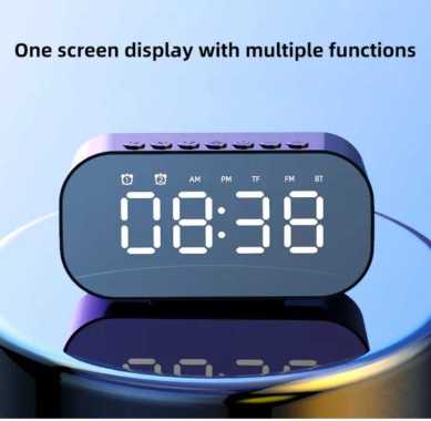 Shark Speaker Bluetooth Wireless with Alarm Clock FM Radio Portable