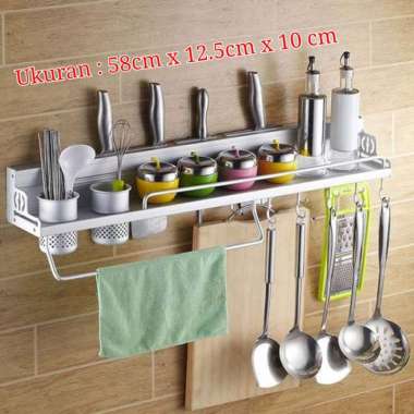 Rak Dinding Dapur Aluminium