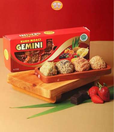 Moachi Moaci Moci Gemini Semarang, 1 Box isi 10 Coklat