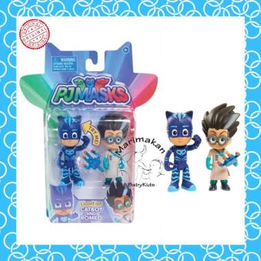 PJ Mask Catboy And Romeo Figure Set Mainan Anak Original