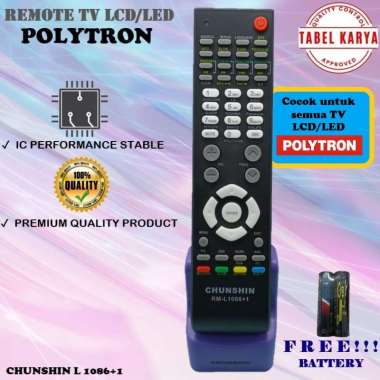 REMOTE REMOT TV LCD LED POLYTRON PLM 81E829 MULTI UNIVERSAL