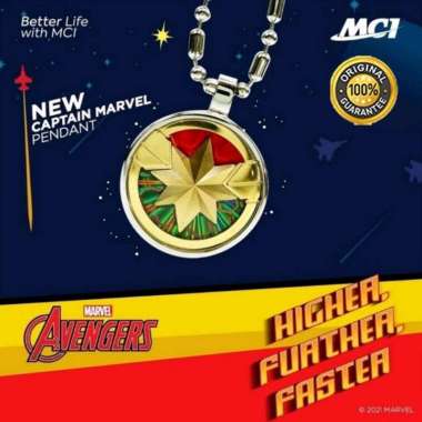 KALUNG KESEHATAN PENDANT CAPTAIN MARVEL MCI ORIGINAL