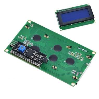Dijual LCD 20x4 2004 with I2C backpack Display Arduino Biru Blue Background Berkualitas