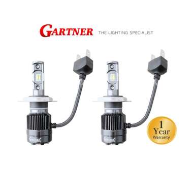 Lampu LED Mobil H4 Hi-Low Beam Gartner Super Durable Series per SET