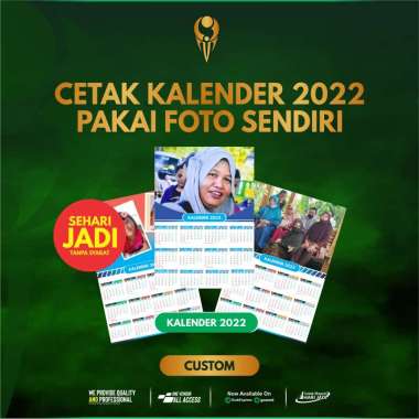 CETAK KALENDER 2022 PAKAI FOTO SENDIRI - SOLDIMPRO